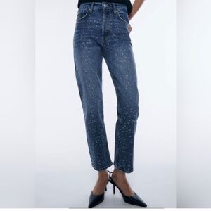 Zara Embellished Jeans